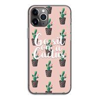 CaseCompany Cactus quote: iPhone 11 Pro Transparant Hoesje