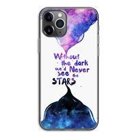 CaseCompany Stars quote: iPhone 11 Pro Transparant Hoesje