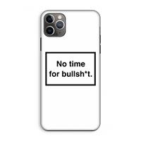 CaseCompany No time: iPhone 11 Pro Max Tough Case