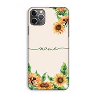 CaseCompany Zonnebloemen: iPhone 11 Pro Max Tough Case