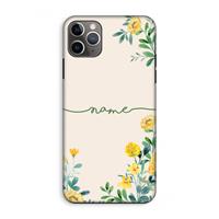 CaseCompany Gele bloemen: iPhone 11 Pro Max Tough Case