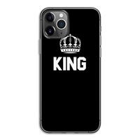 CaseCompany King zwart: iPhone 11 Pro Transparant Hoesje