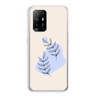 CaseCompany Leaf me if you can: Oppo A95 5G Transparant Hoesje