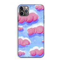 CaseCompany Roze wolken met vogels: iPhone 11 Pro Max Tough Case