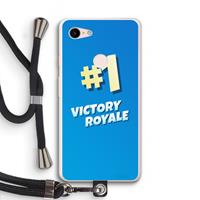 CaseCompany Victory Royale: Pixel 3 XL Transparant Hoesje met koord
