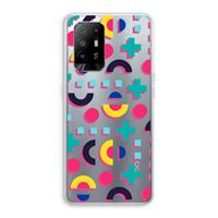 CaseCompany 8-bit N°2: Oppo A94 5G Transparant Hoesje