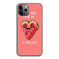 CaseCompany One In A Melon: iPhone 11 Pro Transparant Hoesje