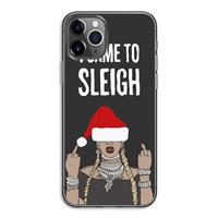 CaseCompany Came To Sleigh: iPhone 11 Pro Transparant Hoesje