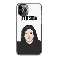 CaseCompany Let It Snow: iPhone 11 Pro Transparant Hoesje