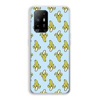 CaseCompany Bananas: Oppo A94 5G Transparant Hoesje