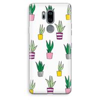 CaseCompany Sanseveria: LG G7 Thinq Transparant Hoesje