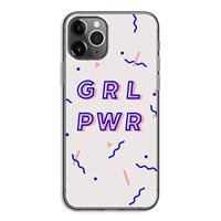 CaseCompany GRL PWR: iPhone 11 Pro Transparant Hoesje