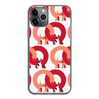 CaseCompany Dogs: iPhone 11 Pro Transparant Hoesje