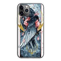 CaseCompany Golden Raven: iPhone 11 Pro Transparant Hoesje