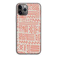 CaseCompany Marrakech Pink: iPhone 11 Pro Transparant Hoesje