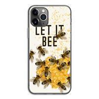 CaseCompany Let it bee: iPhone 11 Pro Transparant Hoesje
