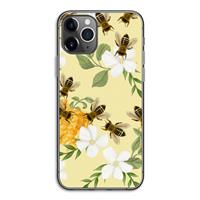 CaseCompany No flowers without bees: iPhone 11 Pro Transparant Hoesje