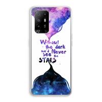 CaseCompany Stars quote: Oppo A94 5G Transparant Hoesje