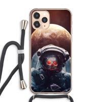 CaseCompany Voyager: iPhone 11 Pro Max Transparant Hoesje met koord