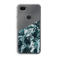 CaseCompany Zee golf: Google Pixel 3a Transparant Hoesje