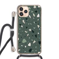 CaseCompany Terrazzo N°19: iPhone 11 Pro Max Transparant Hoesje met koord