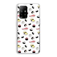 CaseCompany Sushi time: Oppo A94 5G Transparant Hoesje