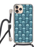 CaseCompany Kwallie: iPhone 11 Pro Max Transparant Hoesje met koord