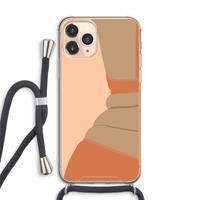 CaseCompany Bikini: iPhone 11 Pro Max Transparant Hoesje met koord