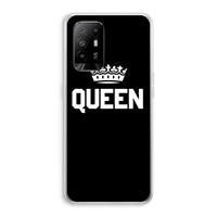 CaseCompany Queen zwart: Oppo A94 5G Transparant Hoesje