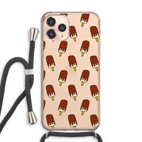 CaseCompany Yummy: iPhone 11 Pro Max Transparant Hoesje met koord