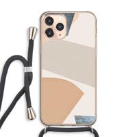 CaseCompany Formo: iPhone 11 Pro Max Transparant Hoesje met koord
