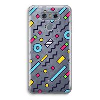 CaseCompany 8-bit N°8: LG G6 Transparant Hoesje