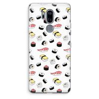 CaseCompany Sushi time: LG G7 Thinq Transparant Hoesje