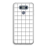 CaseCompany Rooster: LG G6 Transparant Hoesje