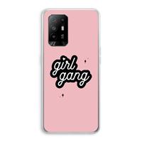 CaseCompany Girl Gang: Oppo A94 5G Transparant Hoesje