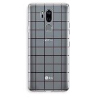 CaseCompany Rooster: LG G7 Thinq Transparant Hoesje