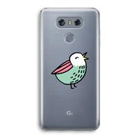 CaseCompany Birdy: LG G6 Transparant Hoesje
