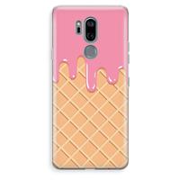 CaseCompany Ice cream: LG G7 Thinq Transparant Hoesje