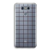CaseCompany Rooster: LG G6 Transparant Hoesje