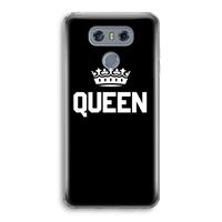 CaseCompany Queen zwart: LG G6 Transparant Hoesje