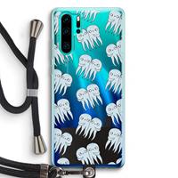 CaseCompany Octopussen: Huawei P30 Pro Transparant Hoesje met koord