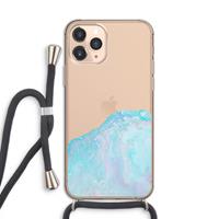 CaseCompany Fantasie pastel: iPhone 11 Pro Transparant Hoesje met koord