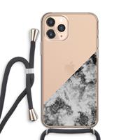 CaseCompany Onweer: iPhone 11 Pro Transparant Hoesje met koord