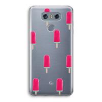 CaseCompany Waterijsje: LG G6 Transparant Hoesje