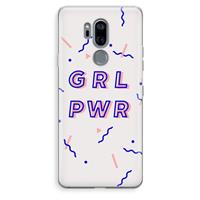 CaseCompany GRL PWR: LG G7 Thinq Transparant Hoesje