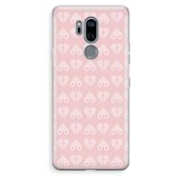 CaseCompany Ass 'n Titties: LG G7 Thinq Transparant Hoesje