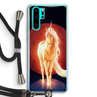CaseCompany Last Unicorn: Huawei P30 Pro Transparant Hoesje met koord
