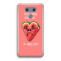CaseCompany One In A Melon: LG G6 Transparant Hoesje