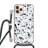 CaseCompany Terrazzo N°1: iPhone 11 Pro Transparant Hoesje met koord