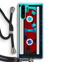 CaseCompany Here's your tape: Huawei P30 Pro Transparant Hoesje met koord